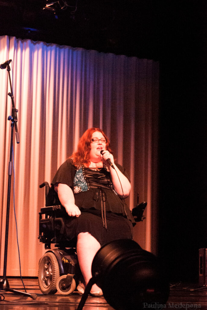 On stage