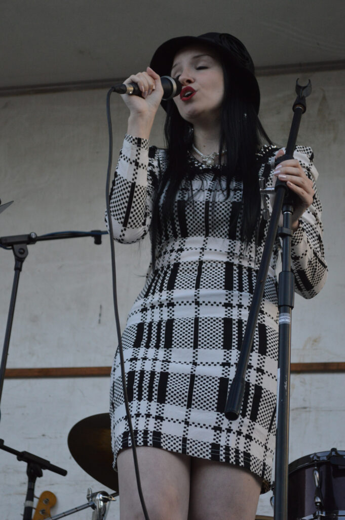 Singer singing 