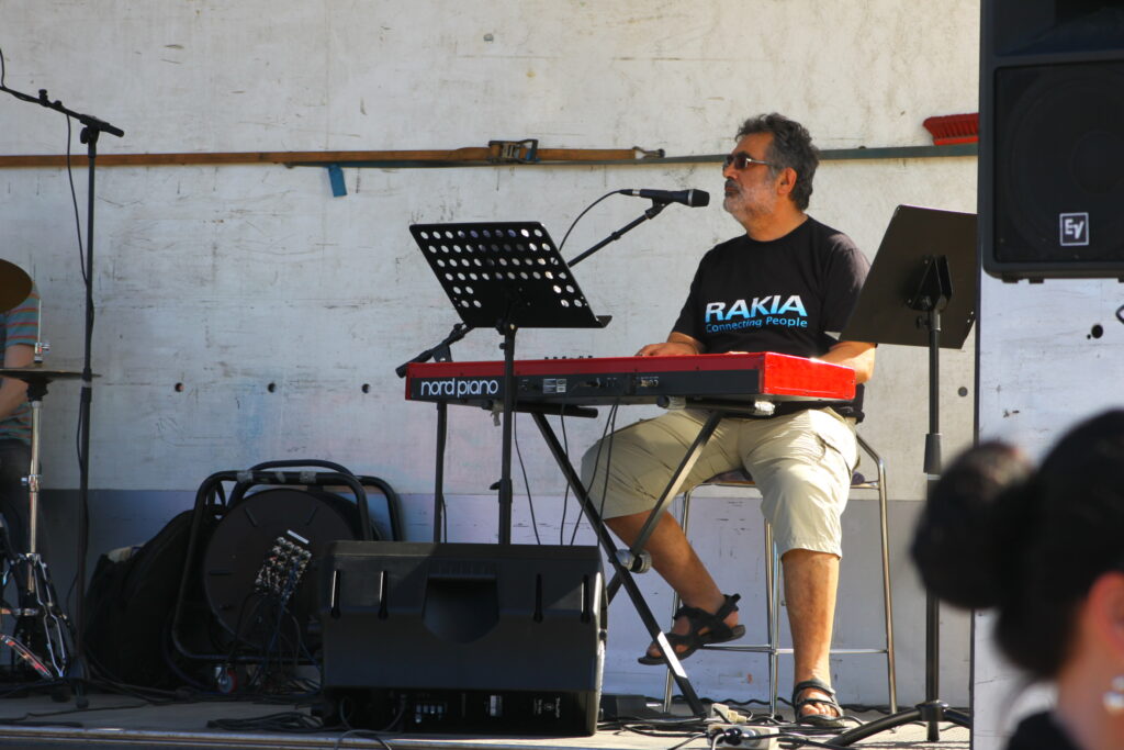 Piano playing