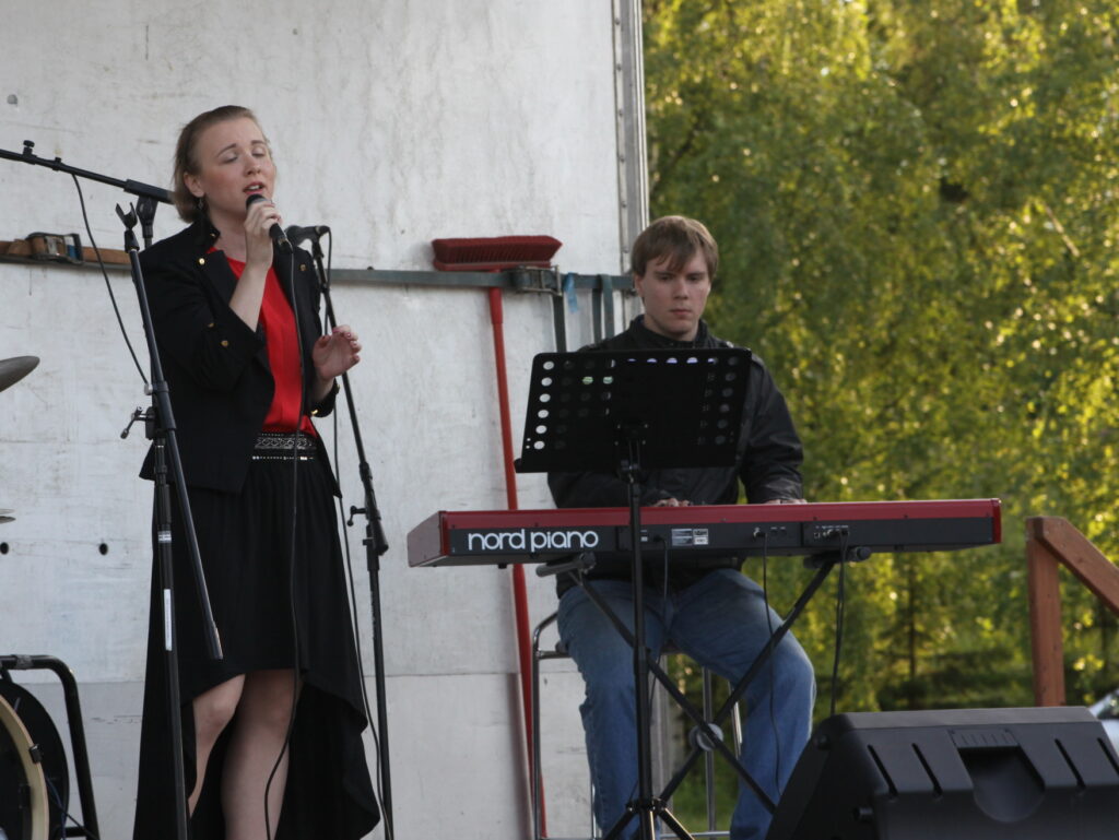 Piano playing