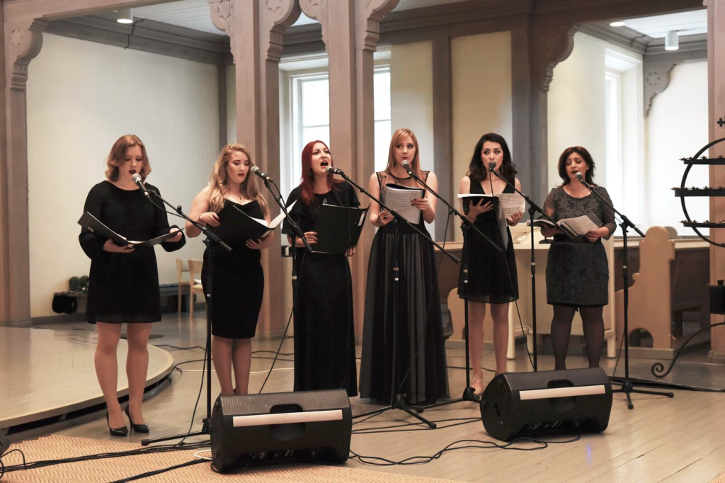 Girls singing